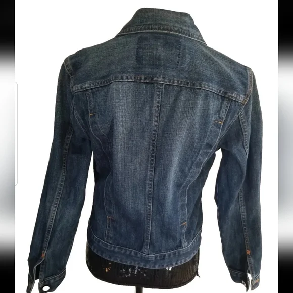 SOLD! Guess Vintage Authentic Original Jean Jacket 100% Cotton Women's Size L - Picture 4 of 15